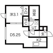 トレジャーキャッスル伍番館の間取り画像