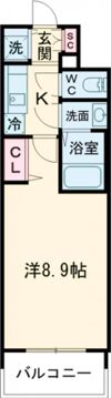 プライムアーバン御堂筋本町の間取り画像