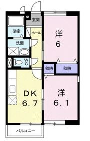 サンシャインAの間取り画像