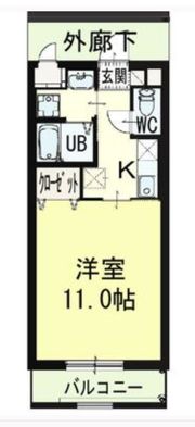 エスポワール2の間取り画像