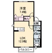 シャーメゾン昭和 Ⅱ棟の間取り画像