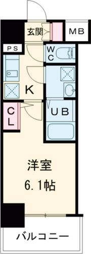 エスリード神戸兵庫駅マリーナスクエアの間取り画像