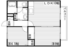 フラワーハイツBの間取り画像