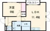 ハイツあかりの間取り画像