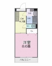 リヴァージュ湖西の間取り画像