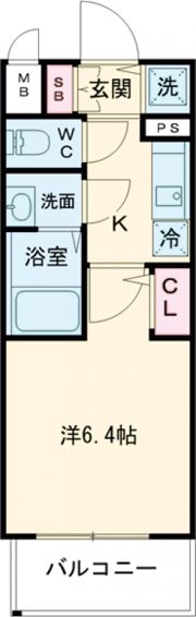 エスリード神戸兵庫駅マリーナスクエアの間取り画像