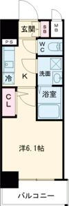 エスリード神戸兵庫駅マリーナスクエアの間取り画像