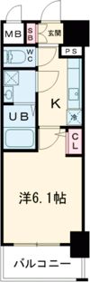 エスリード神戸兵庫駅マリーナスクエアの間取り画像