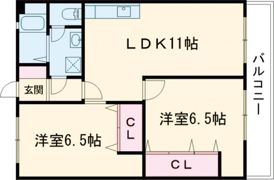 セキレイマンション久留米の間取り画像