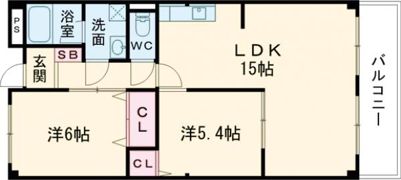 カサデリンピアの間取り画像
