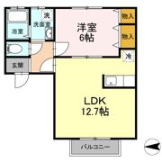 エステート八橋の間取り画像