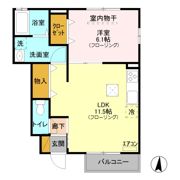 ハイツブエイの間取り画像
