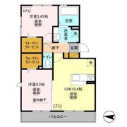 パレス オンの間取り画像