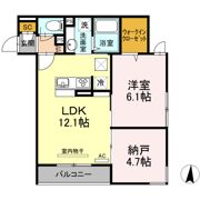 メゾンヴィクトワール梶ヶ谷の間取り画像