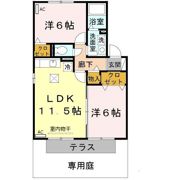 アルカディア B棟の間取り画像