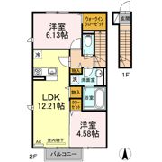 パープルシャイン蒲生の間取り画像