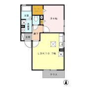 パレオ B棟の間取り画像