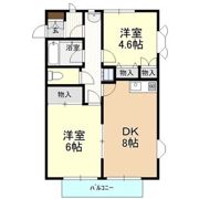 みなみハイツの間取り画像