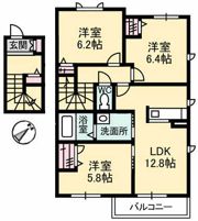 ブリーゼ・モールB棟の間取り画像