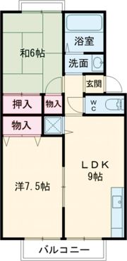 トゥインクルコート文化町9番館の間取り画像