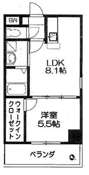 ベルパークⅡの間取り画像