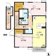 EAST COURTの間取り画像