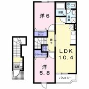メイプルタウンBの間取り画像