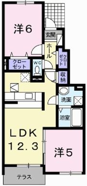 アバンツァート東浜の間取り画像