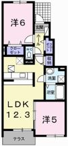 アバンツァート東浜の間取り画像