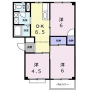 アミール立川Ⅱの間取り画像