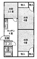 サンパレス藤久良の間取り画像