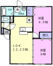 エルレガーデン Ⅰの間取り画像
