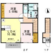 Tーroomの間取り画像