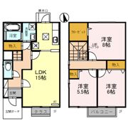 ラフィネ駅西の間取り画像