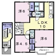 ファミールメゾンAの間取り画像