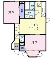 セレッソ橘の間取り画像