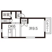 タウンハウスヨシダC棟の間取り画像
