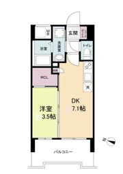 セレニテ三宮プリエの間取り画像