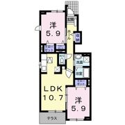 エーデル・ハイム西都台の間取り画像