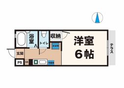 ラポールの間取り画像