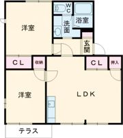 平和台ハイツⅠの間取り画像