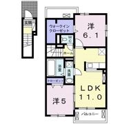 ピース Aの間取り画像