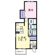 クラージュ A棟の間取り画像