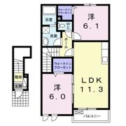 アールコフレ善通寺の間取り画像