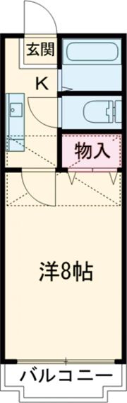 ソレアード遠見塚弐番館の間取り画像