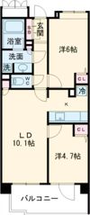 アンビシャス河辺の間取り画像