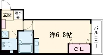 フローラ茨木の間取り画像
