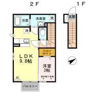 Dーroom椿の間取り画像
