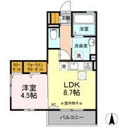 カサブランカⅡの間取り画像