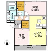 ベルシャイン厚木Ⅱの間取り画像